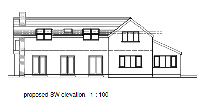 PA20/00542 PROPOSED Elevation SW